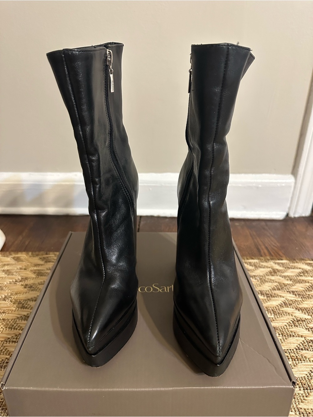 SCHUTZ Selene Casual Napa Leather Bootie